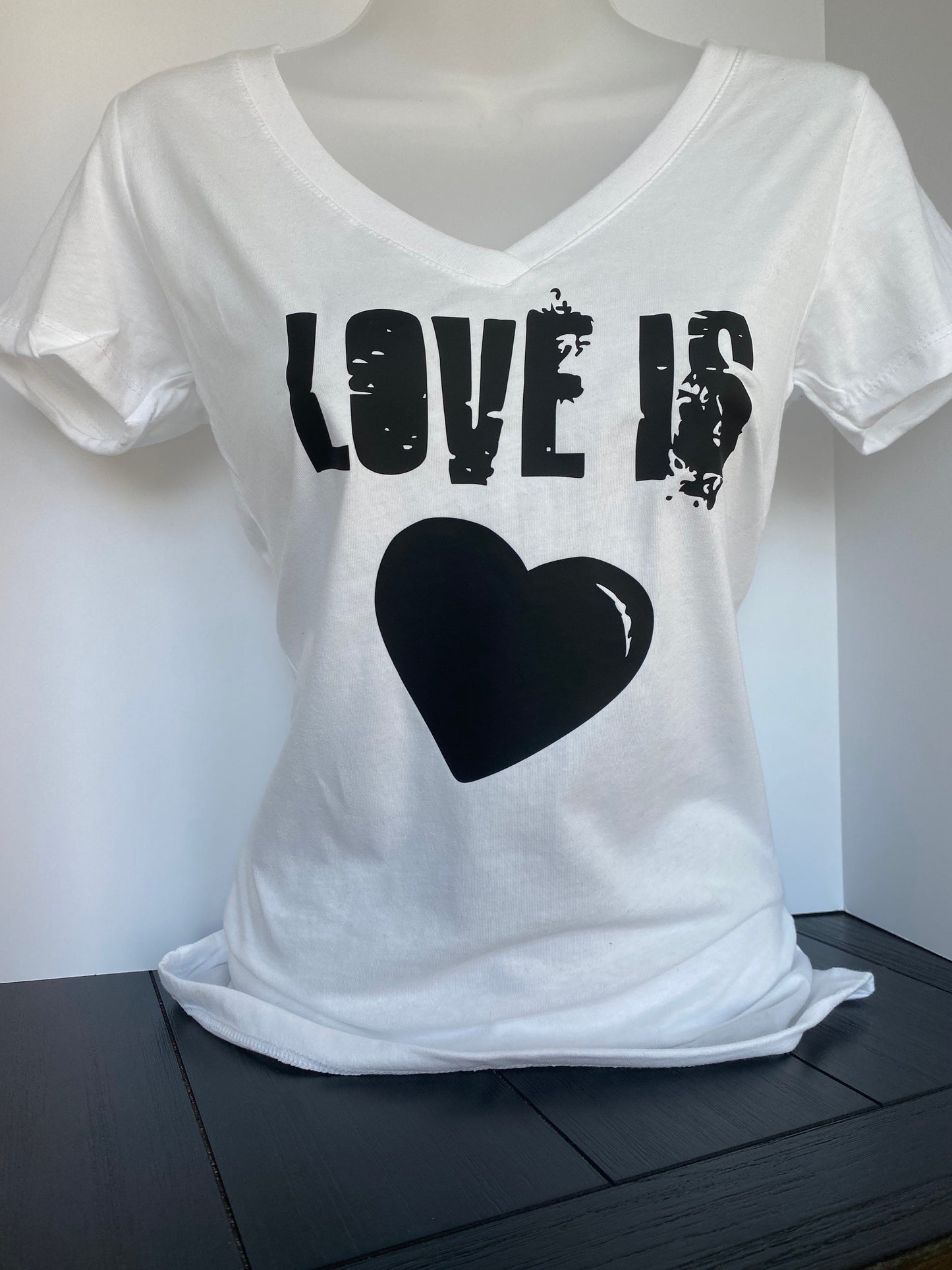 Love is T-shirt, Tank, Hoodie, or Tote, Positive Message, Love is Love, Modern Minimalist Clothing, Unique T-Shirt