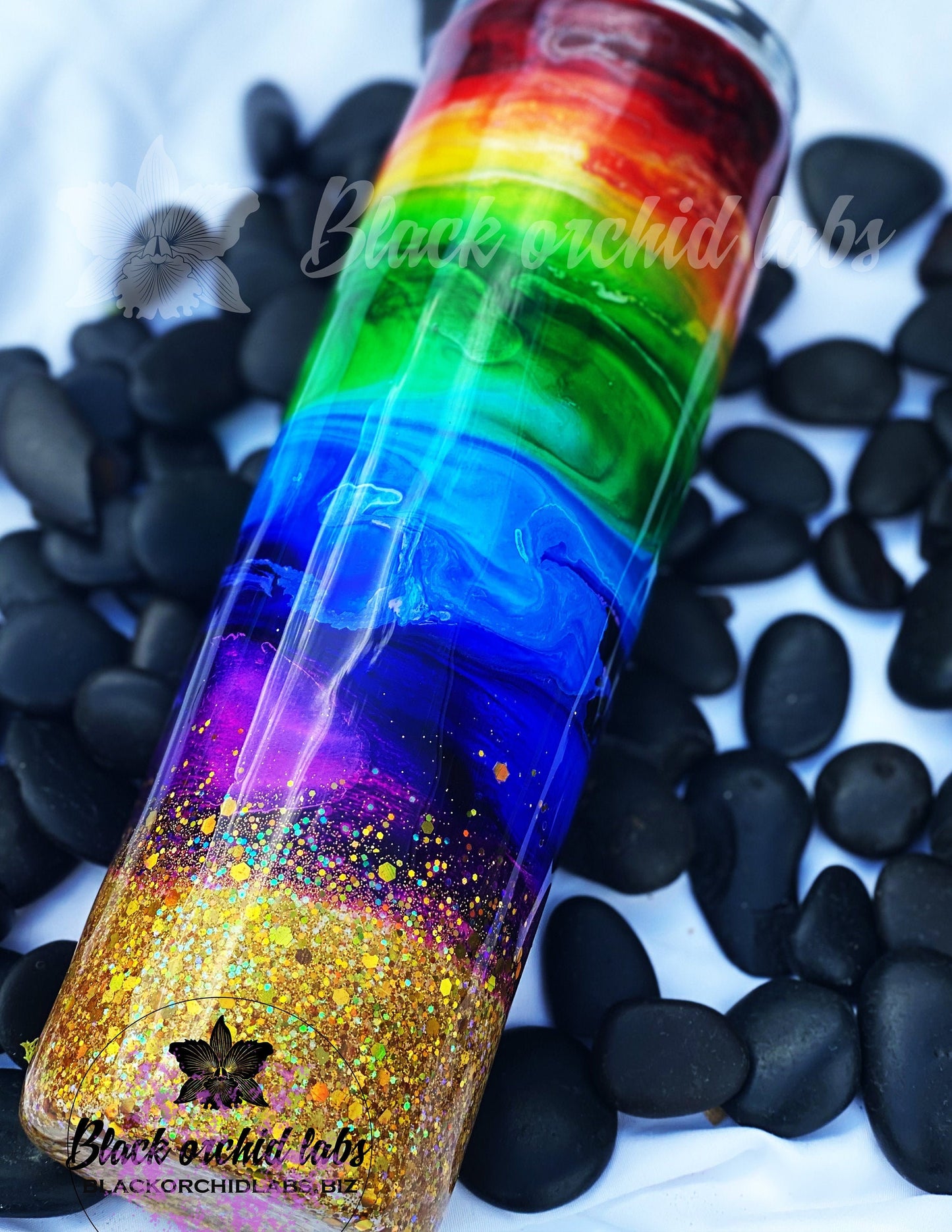 Rainbow Glitter Tumbler, Rainbow Tumbler, Rainbow Colorful Tumbler, Pride, LGBTQ Gift, Colorful, Rainbow