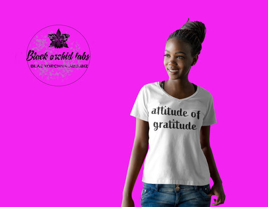 Attitude of Gratitude Tank, T-shirt, Hoodie, or Tote, Inspirational shirt, Positive message