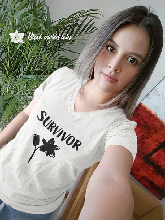 Survivor Floral Tank, T-shirt, Hoodie, or Tote, Survivor Gift