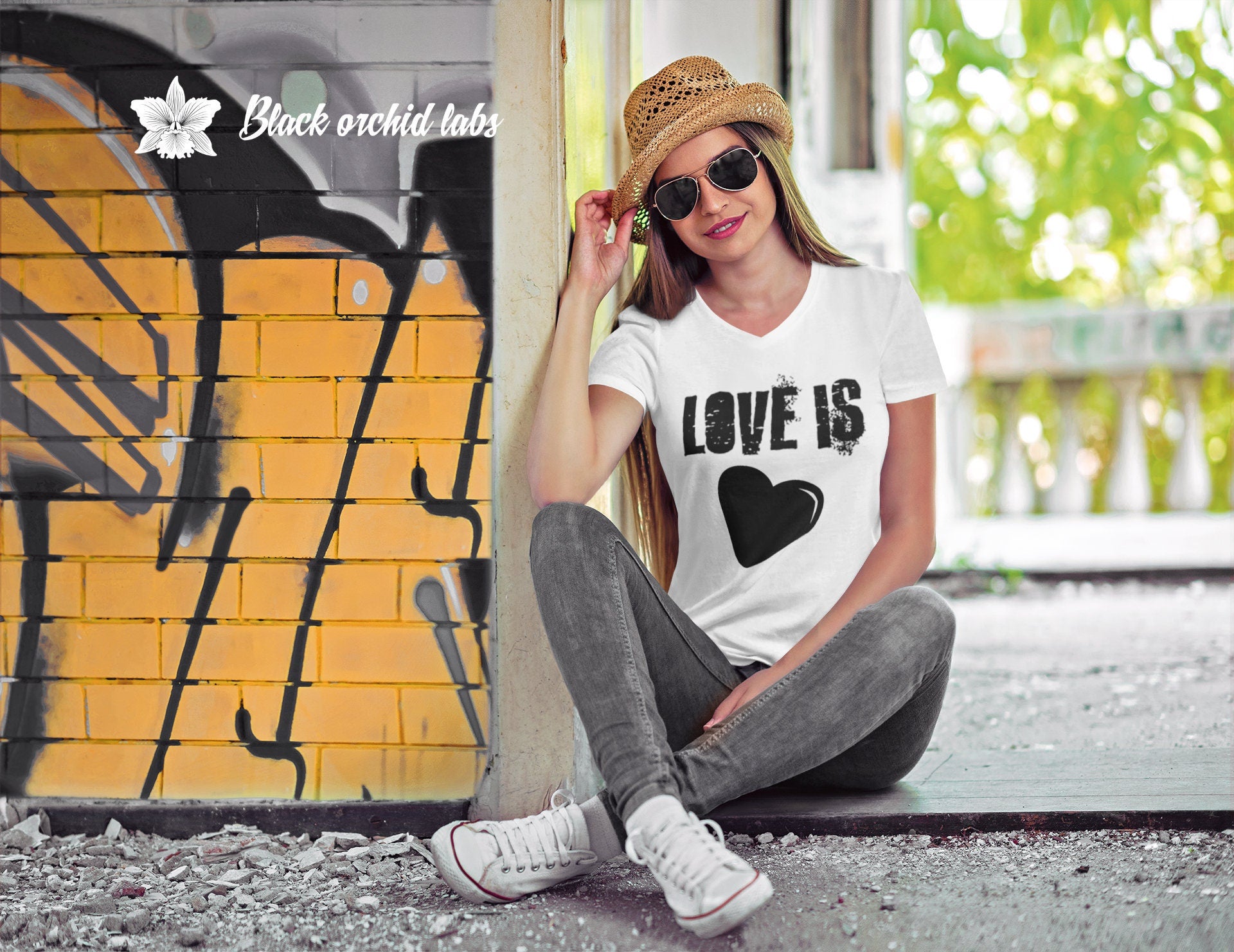 Love is T-shirt, Tank, Hoodie, or Tote, Positive Message, Love is Love, Modern Minimalist Clothing, Unique T-Shirt