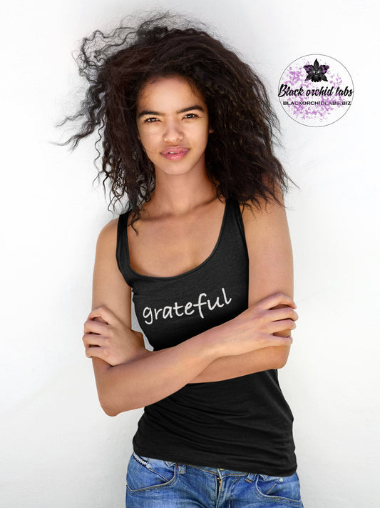 Grateful Tank, T-shirt, Hoodie, or Tote, Inspirational shirt, Positive message, Thankful hoodie