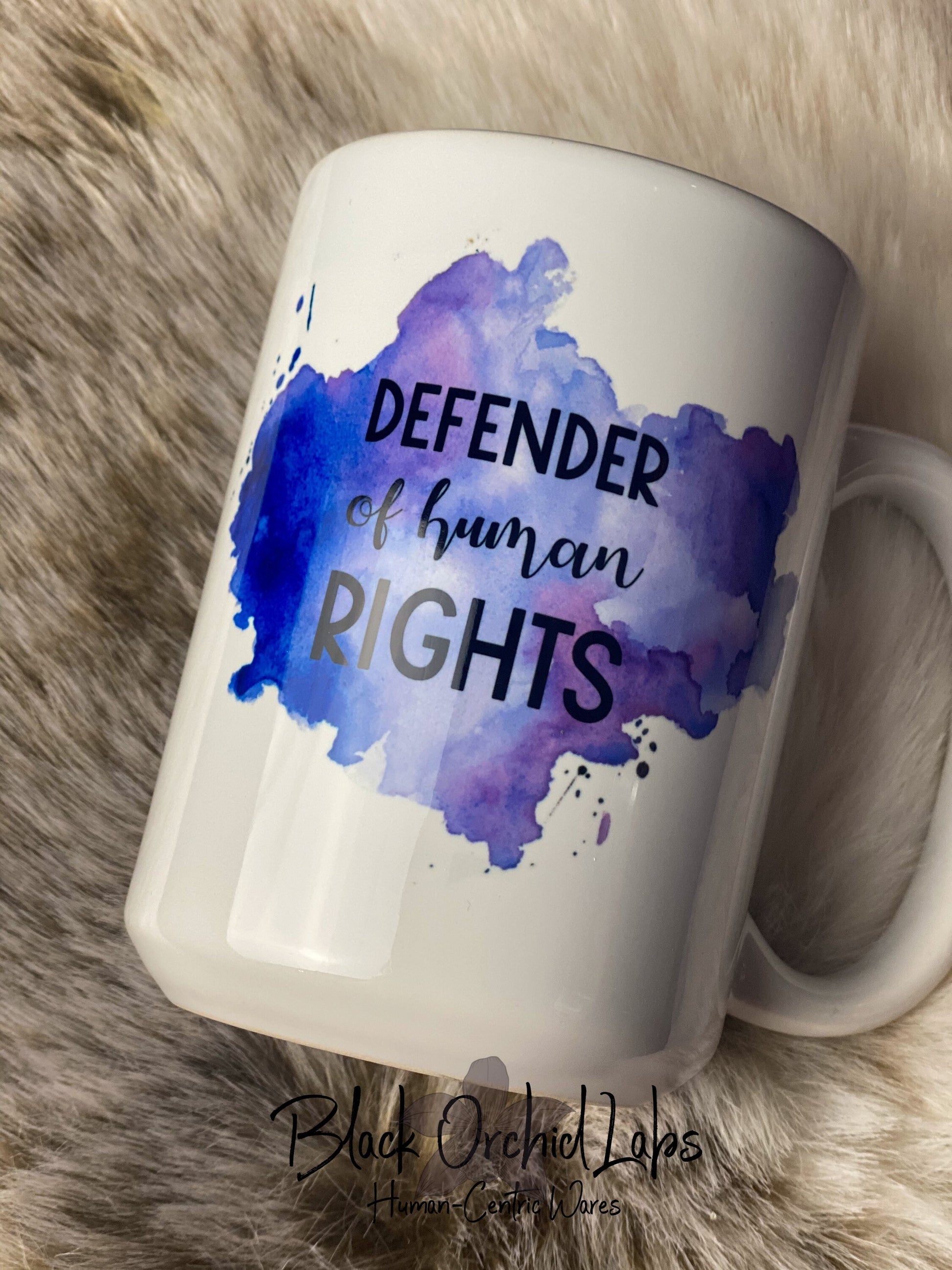 Human Rights Ceramic Coffee Mug, Humanity Coffee Cup, Social Justice