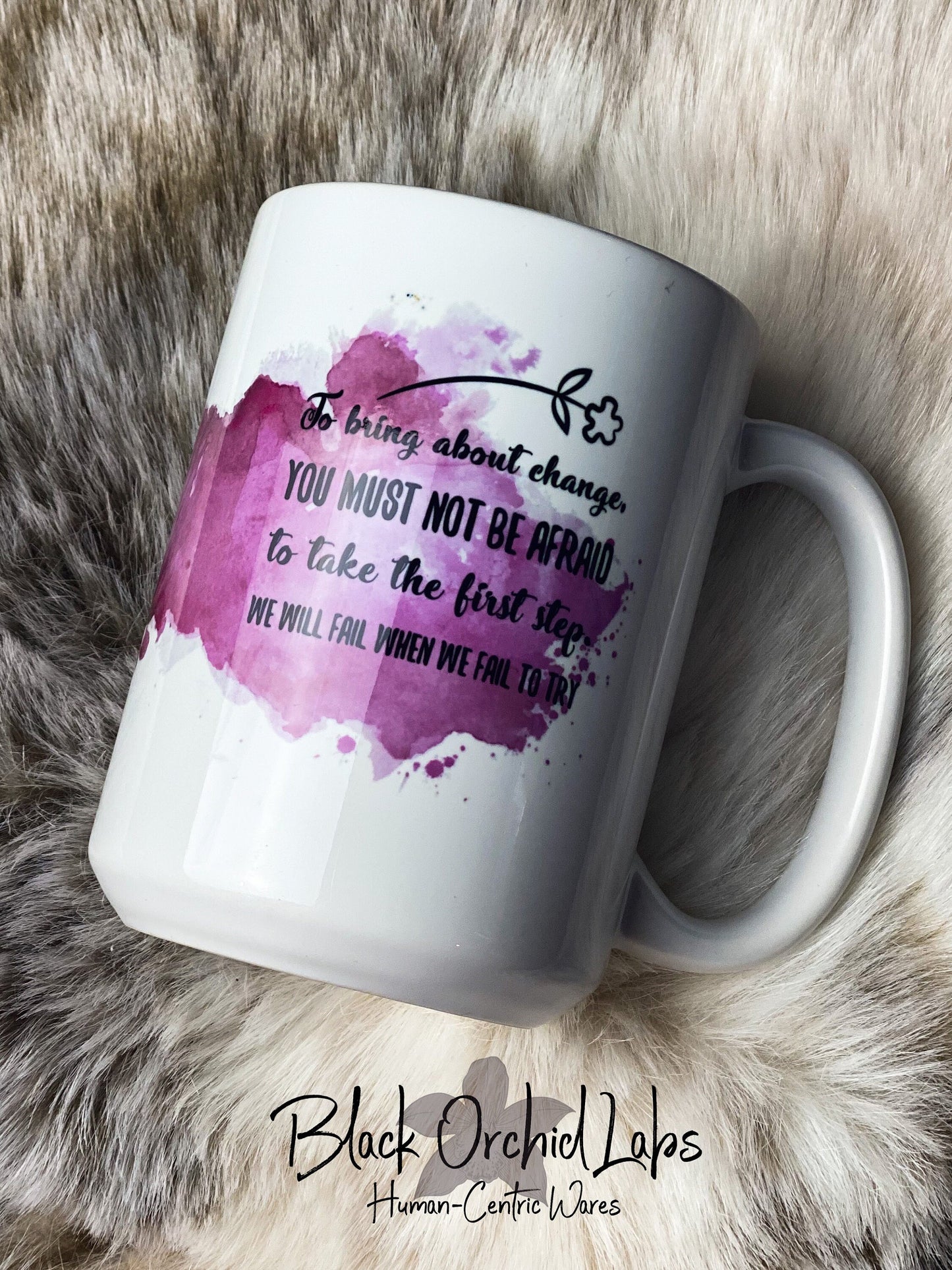 Inspirational Ceramic Coffee Mug, Inspiring Message, Coffee Cup, Positive Message
