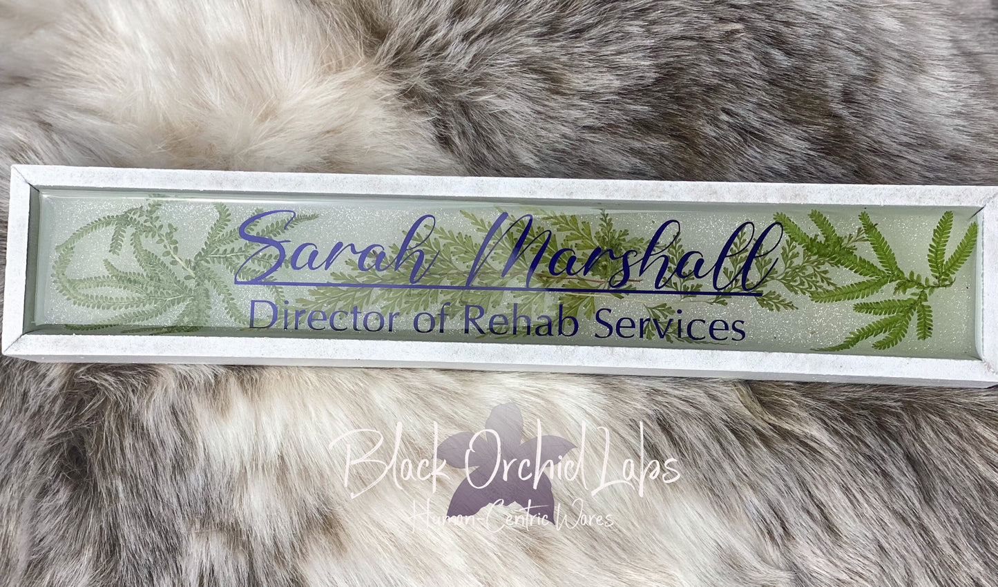 Custom Nameplate, Desk Name Plate, Office Gift, Corporate Gift, Gift for Office, Free Shipping, Promotion Gift