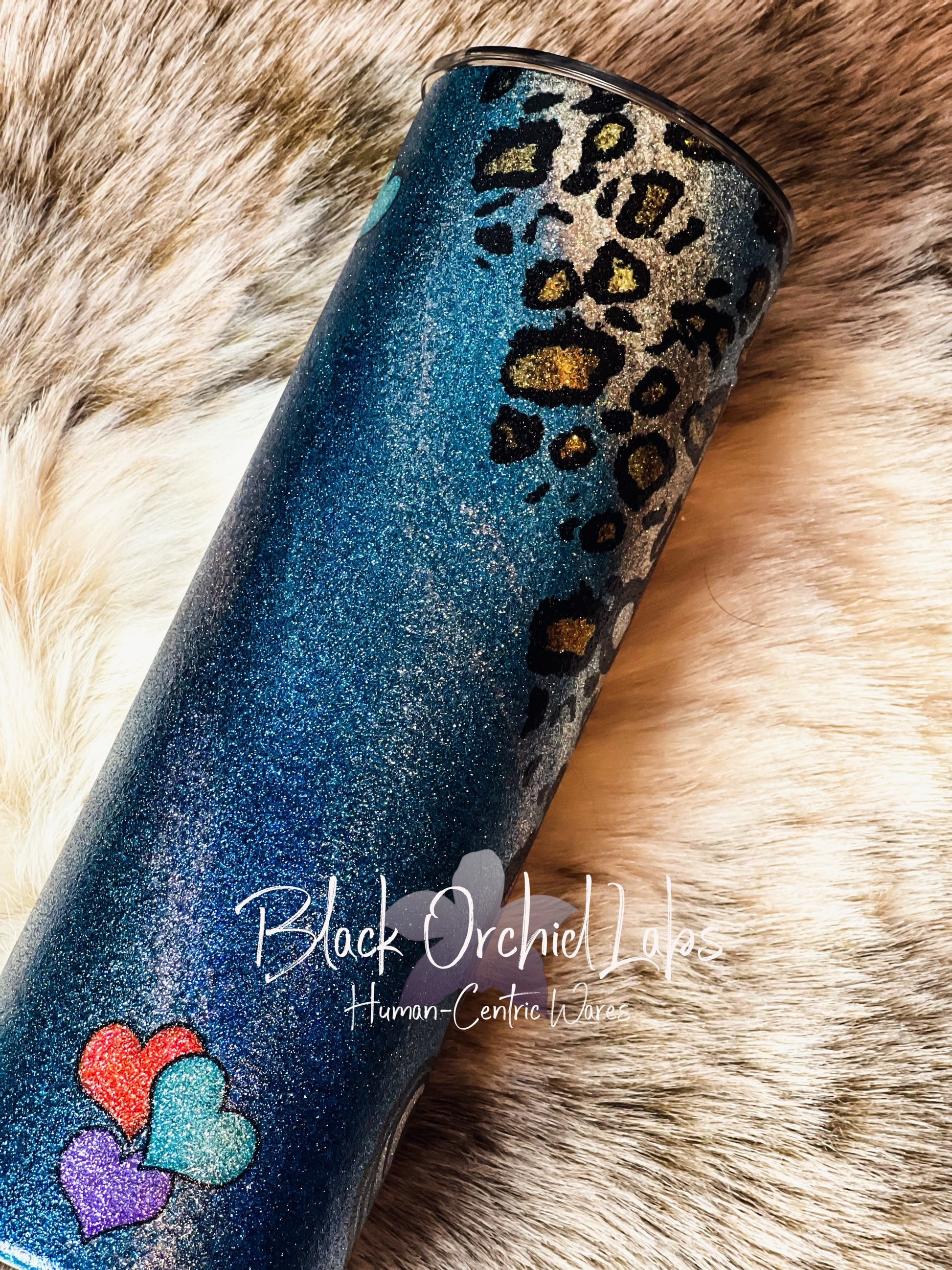 Gnome leopard glitter Tumbler, Cheetah print gnome Travel Mug, Heart gnome Print Tumbler, Heart gnome, leopard print