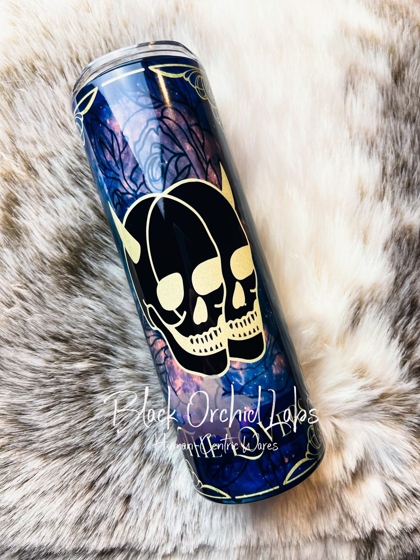 Zodiac, Tarot Card Tumbler, Dark Academia Travel Mug, Bookish Gift, Goth Skull Gift, Skeleton, Reader, Witch, minimalist, gift for her