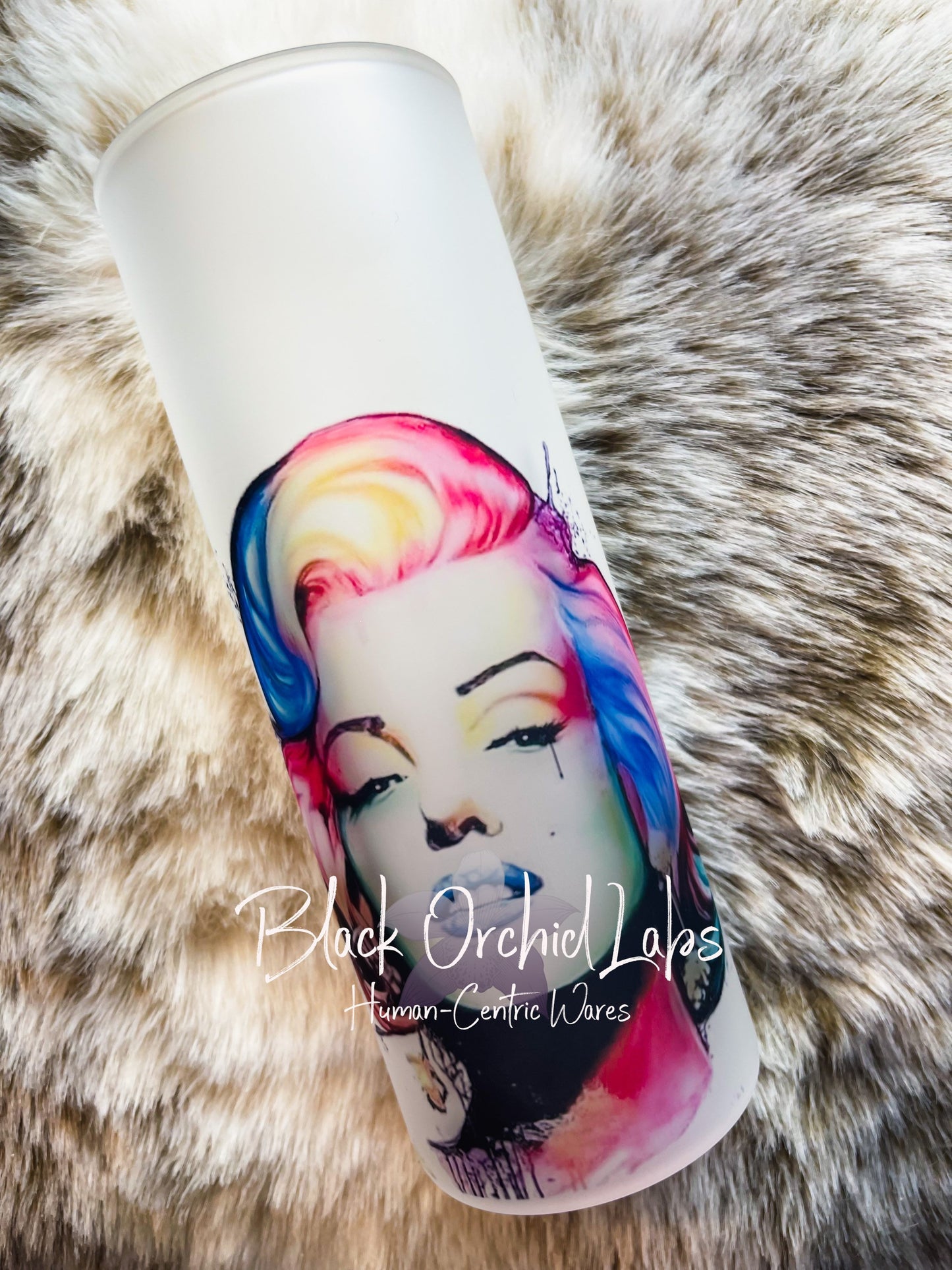 Pop art, Marilyn Monroe glass Tumbler, Fashion Icon, Art Deco Tumbler, minimalist, gift for her