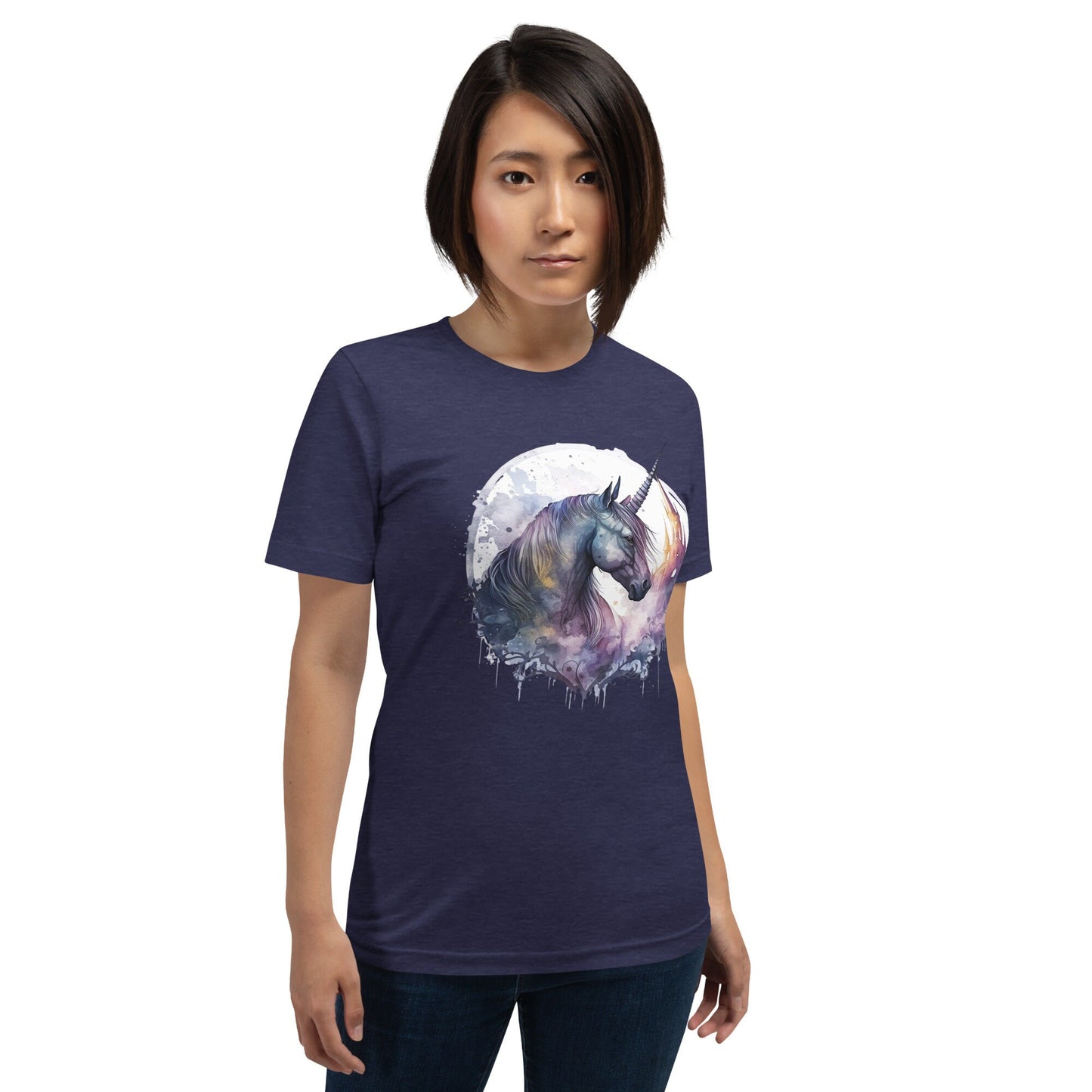 Goth Unicorn Unisex t-shirt, womens tshirt, dark academia, fantasy goth unicorn