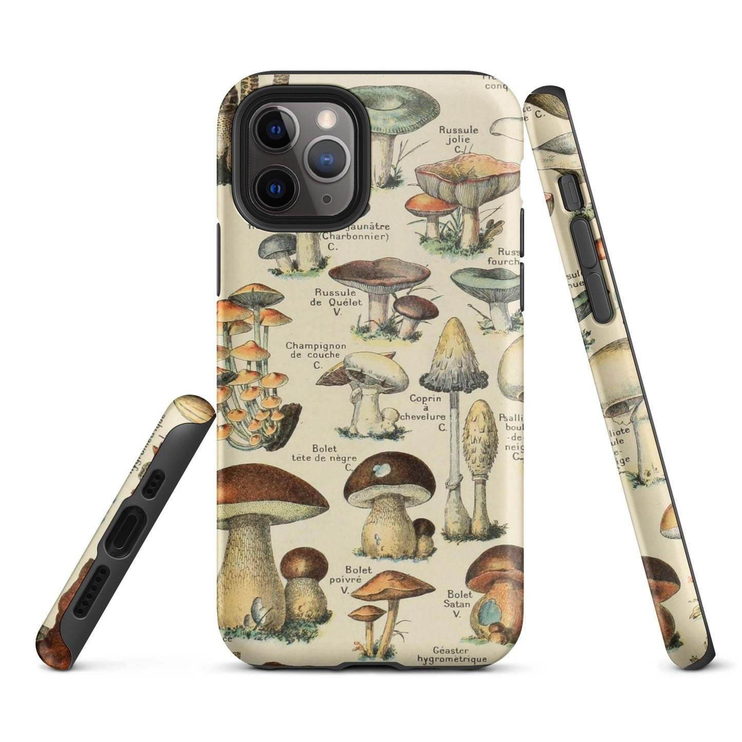 Cottagecore Tough Case for iPhone®, mushroom phone case, cottagecore woodland accessories