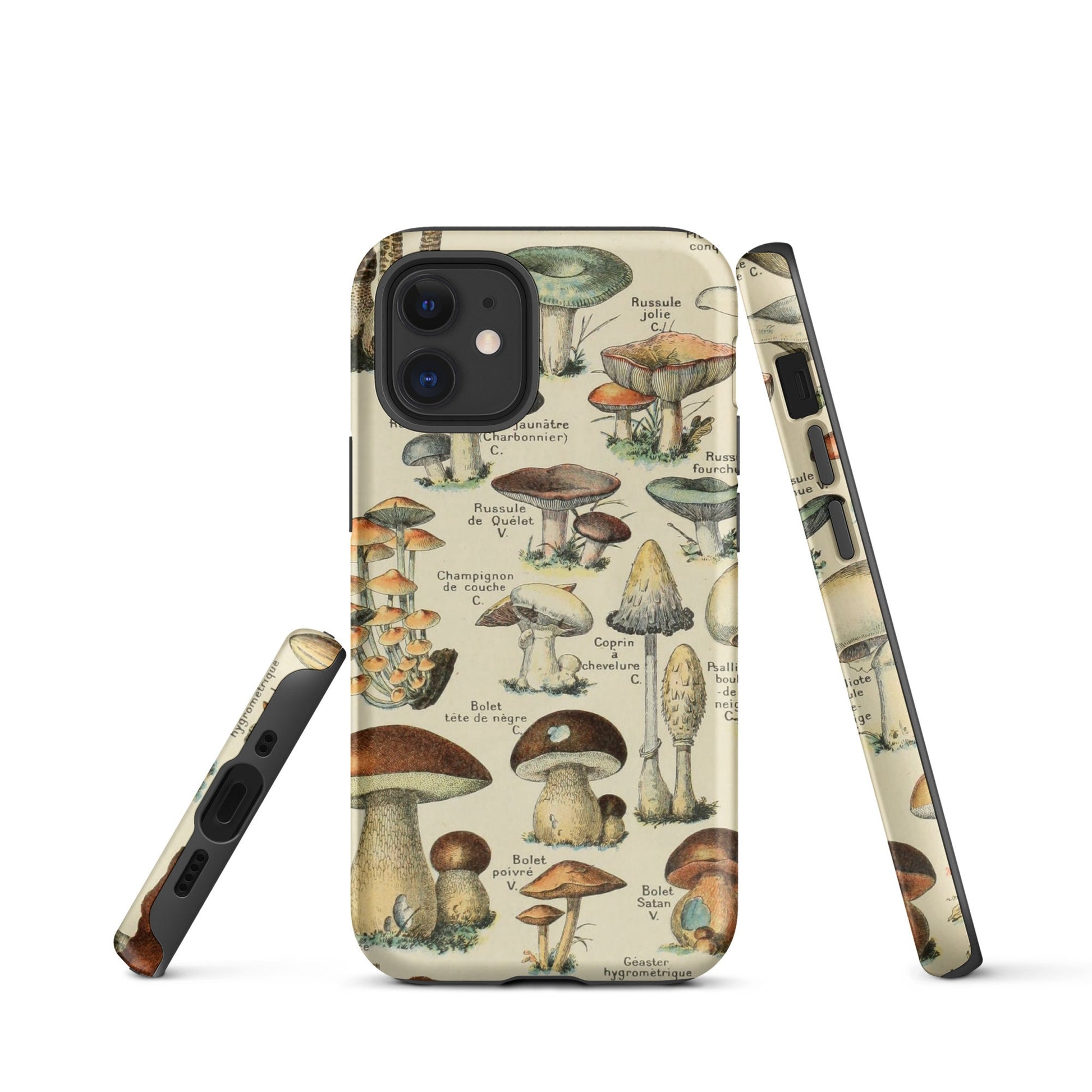Cottagecore Tough Case for iPhone®, mushroom phone case, cottagecore woodland accessories