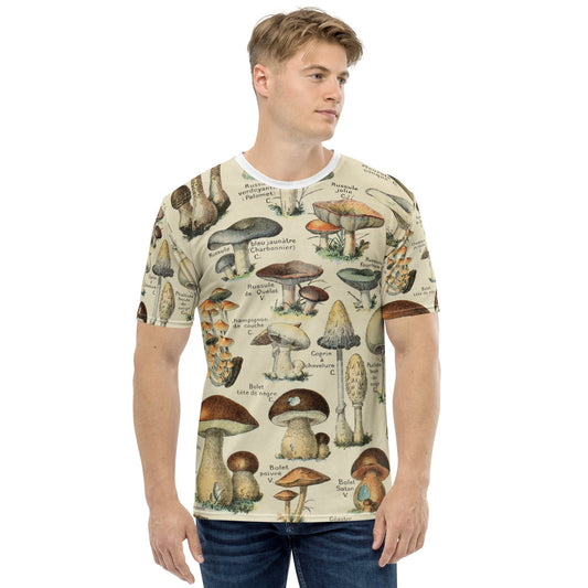 Cottagecore Mushroom tshirt, forest, mushroom print, cottagecore, unisex clothing, spring clothing, woodland