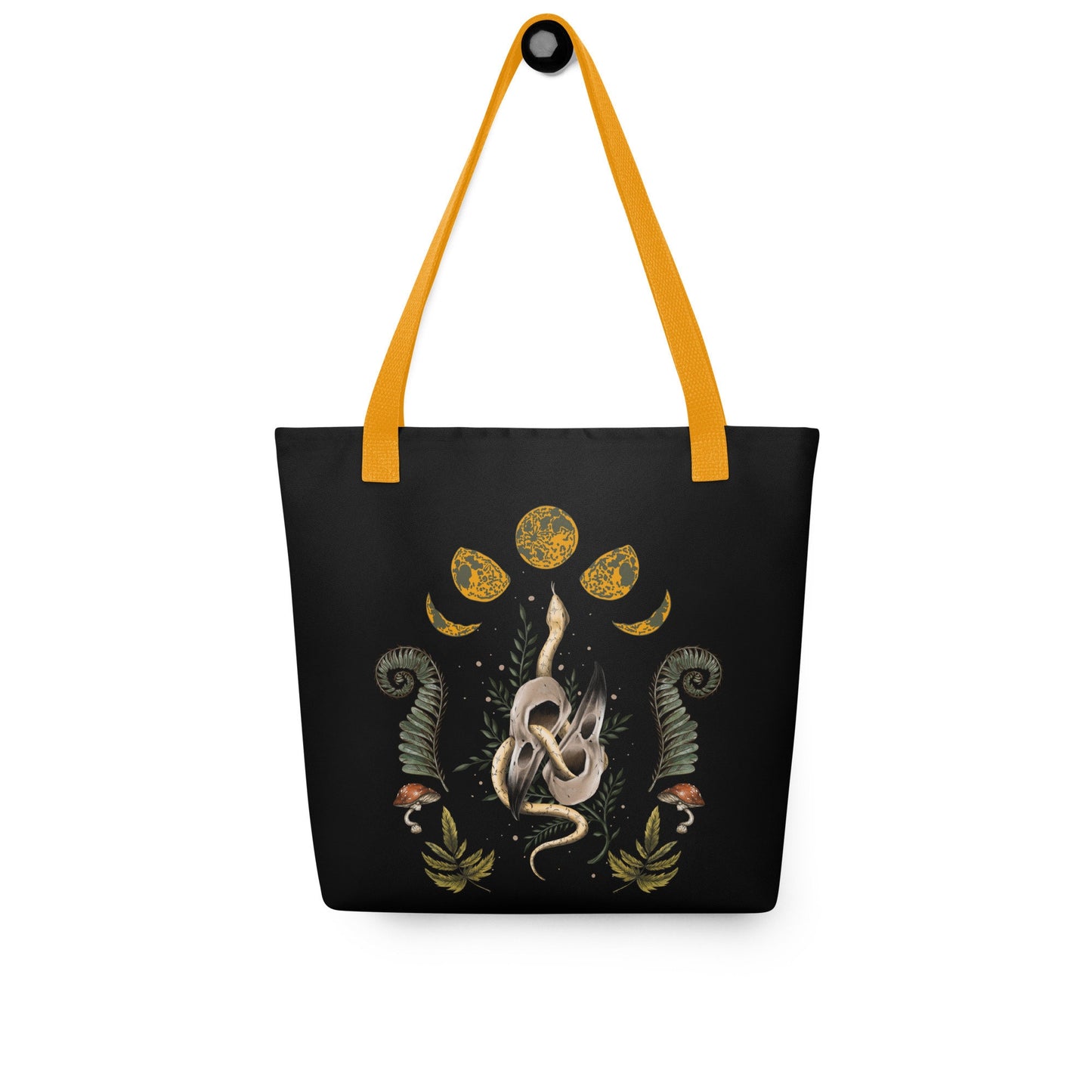 Cottagecore Witchy Tote Bag Goth Cottagecore Nature shoulder bag, Dark Academia